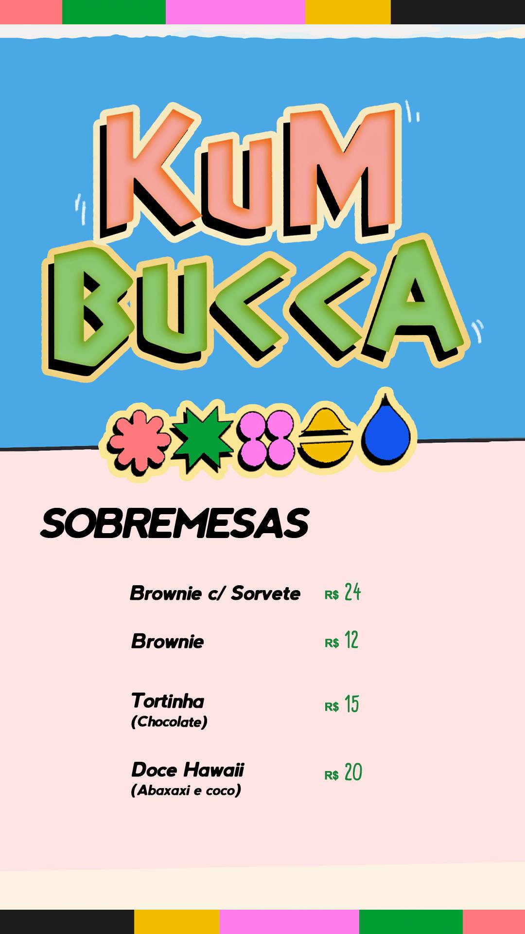 Kumbucca Poke cardápio