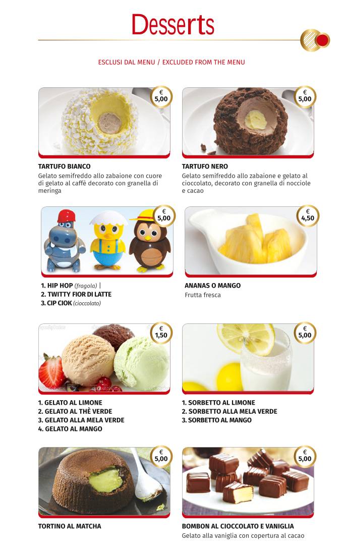 Menu di Kyo fusion 