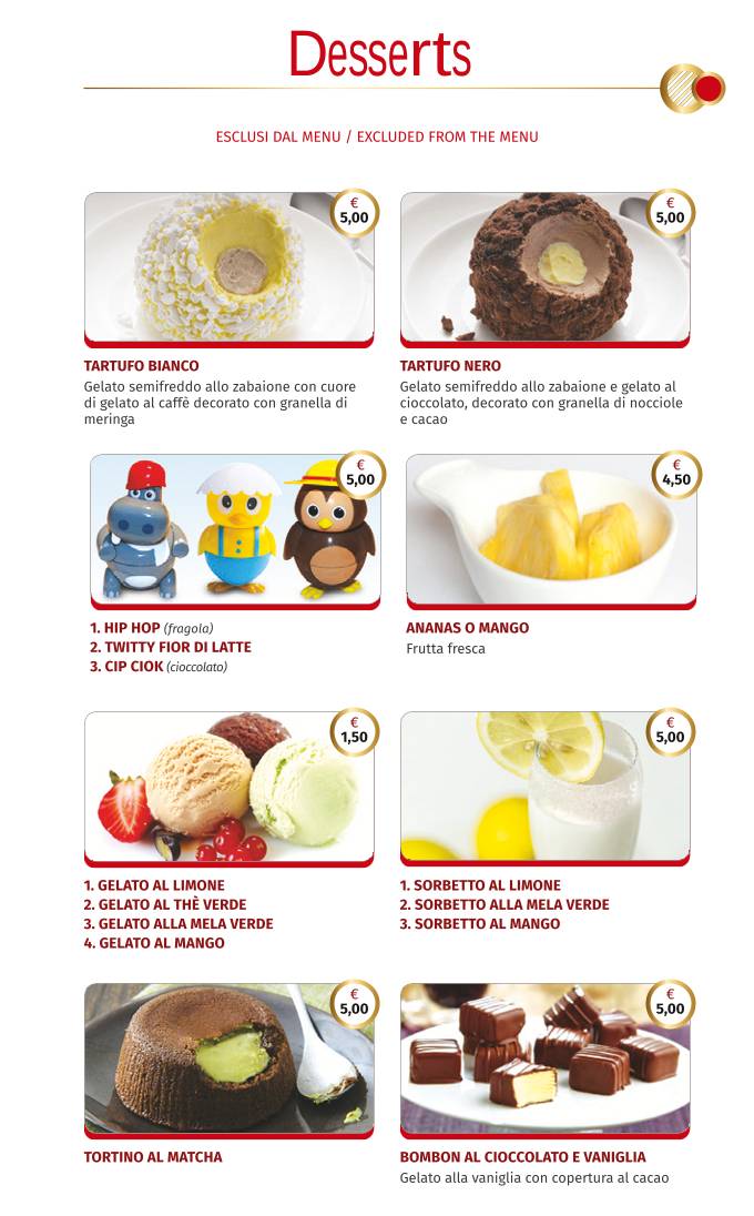 Menu di Kyo fusion 