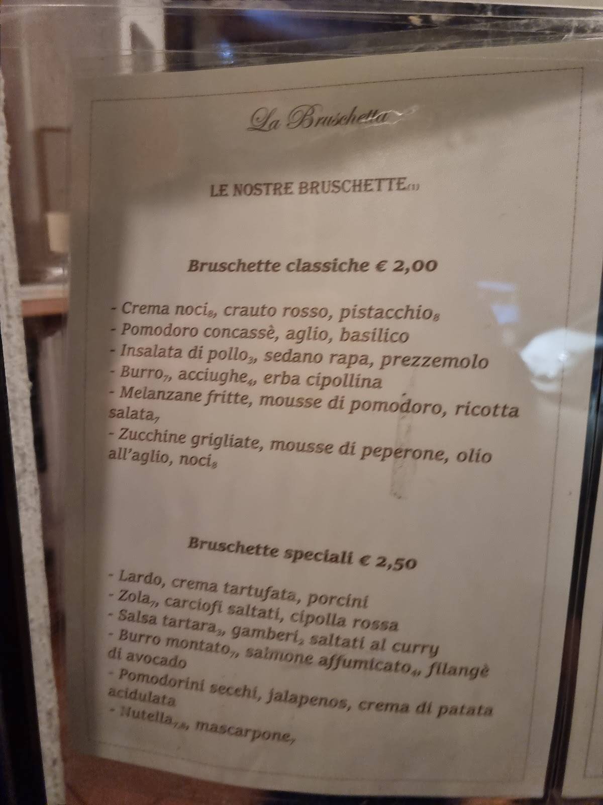 la bruschetta gia il funtanin