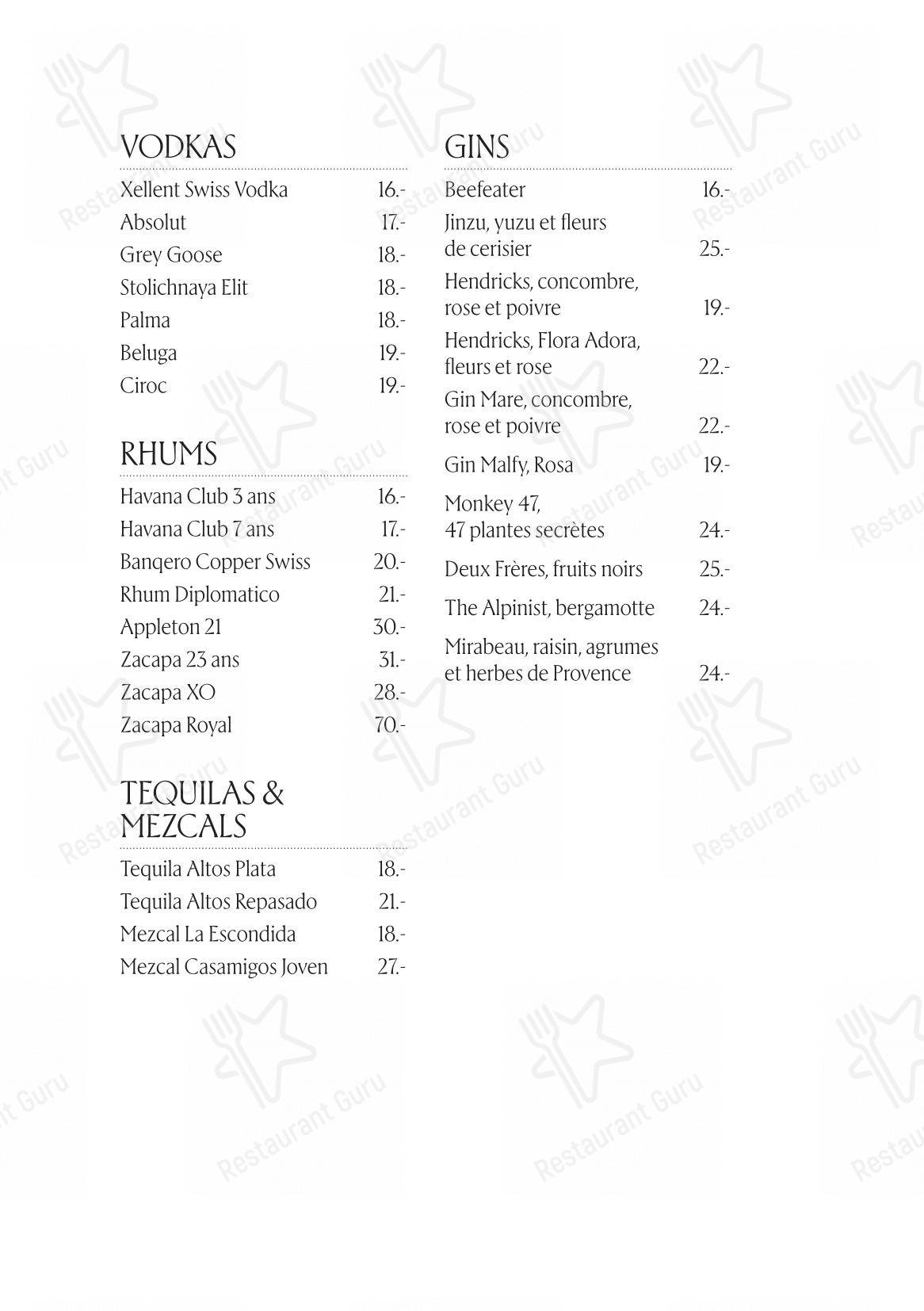 Menu di L'Accademia - 菜单