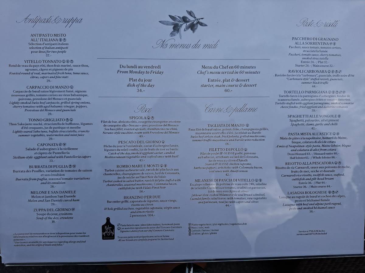 Menu di L'Accademia 