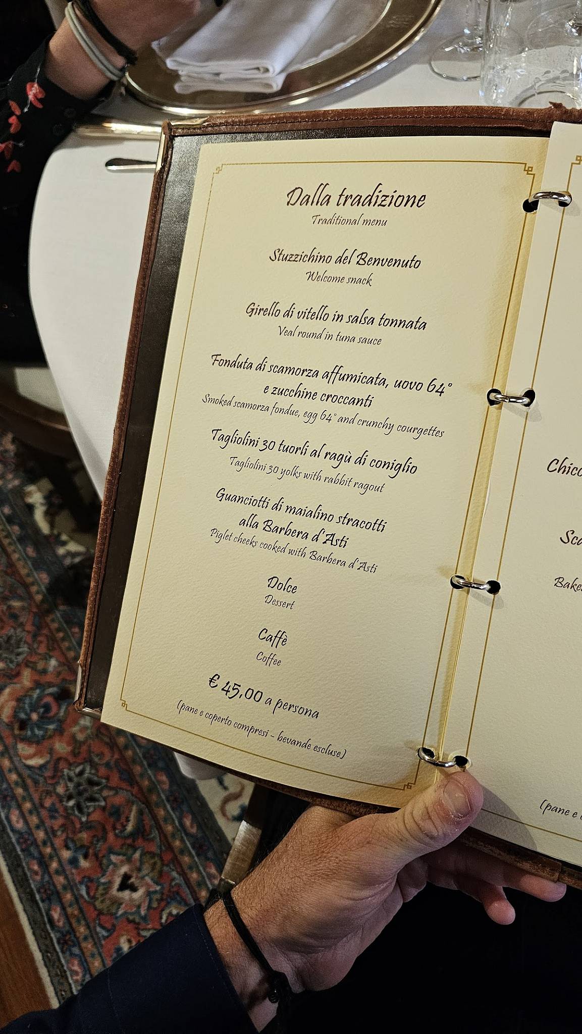 Menu di L'antico Casale 