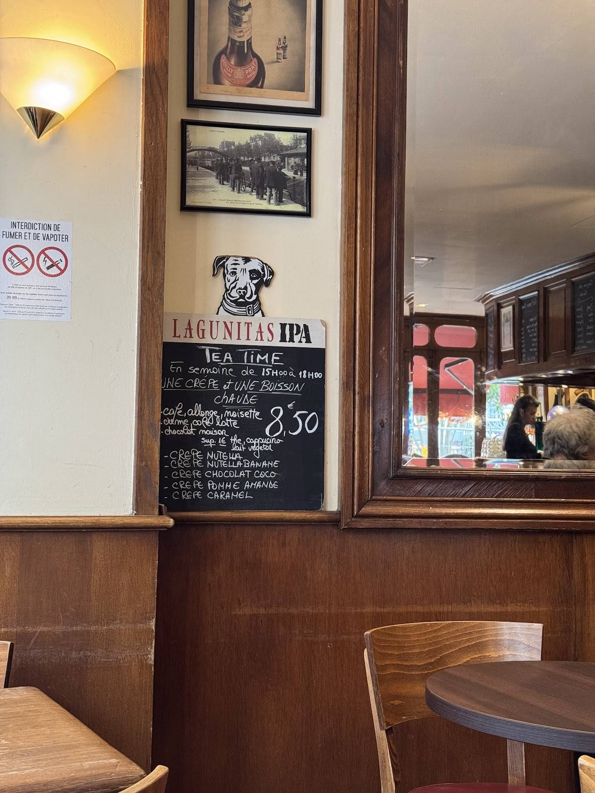 Menu de L'Atmosphère