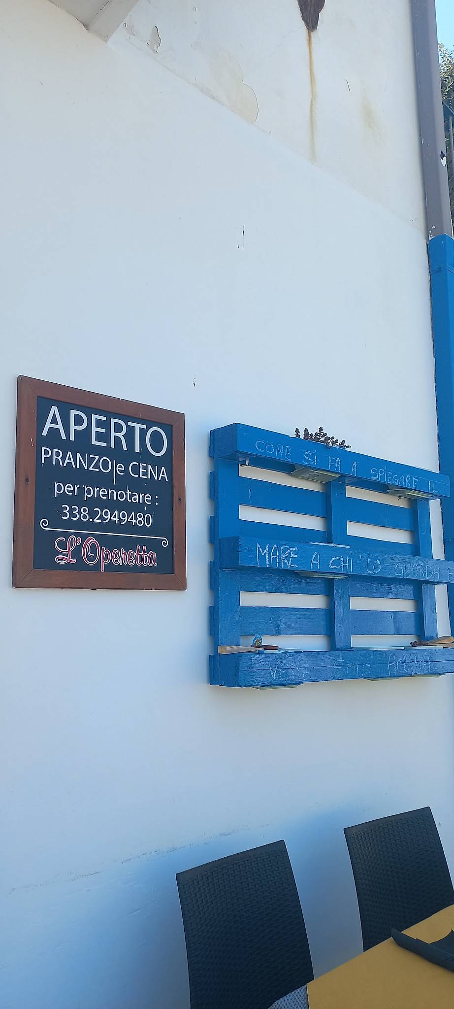 Menu di L'Operetta Osteria di Mare 