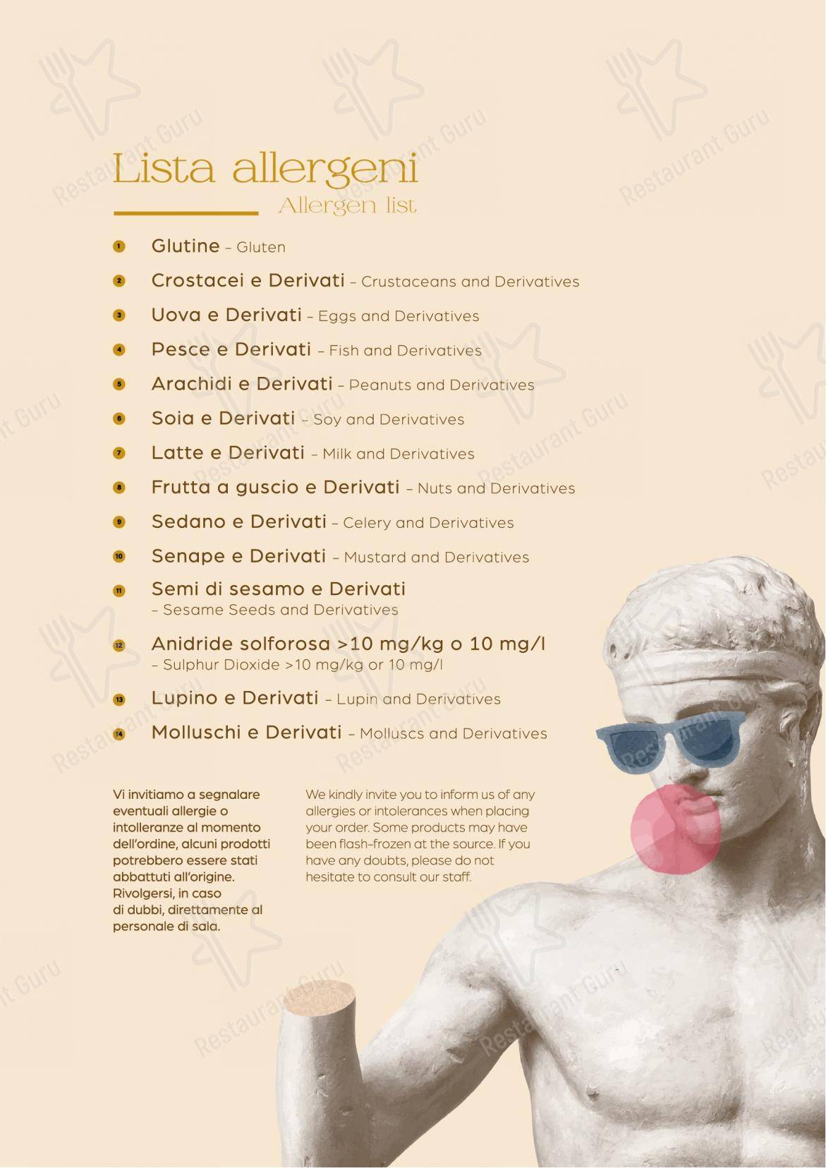 Menu di La Congrega - Menu