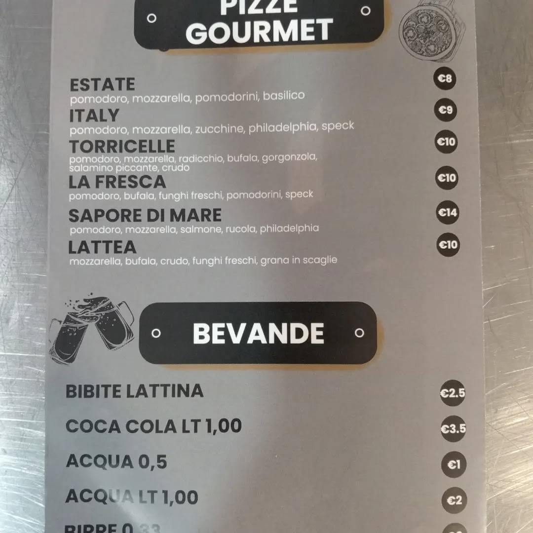 Menu di La GUSTOSA 