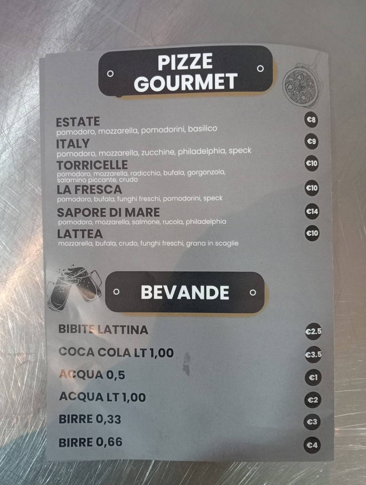 Menu di La GUSTOSA 