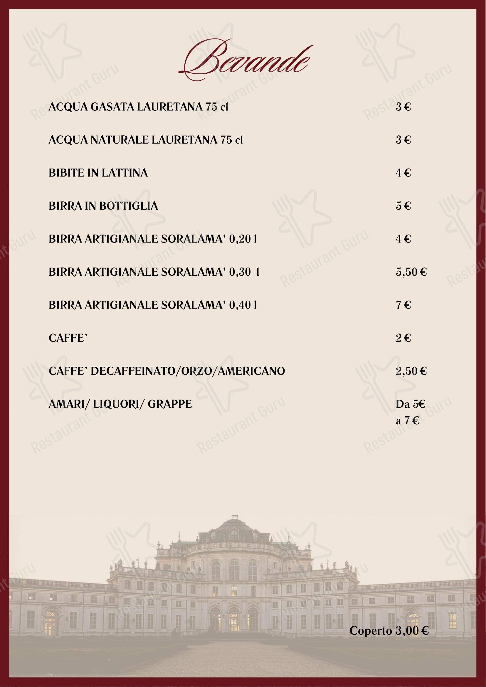 Menu di La Piola - Menu