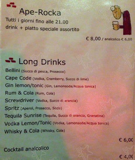 Menu di La Rocka 