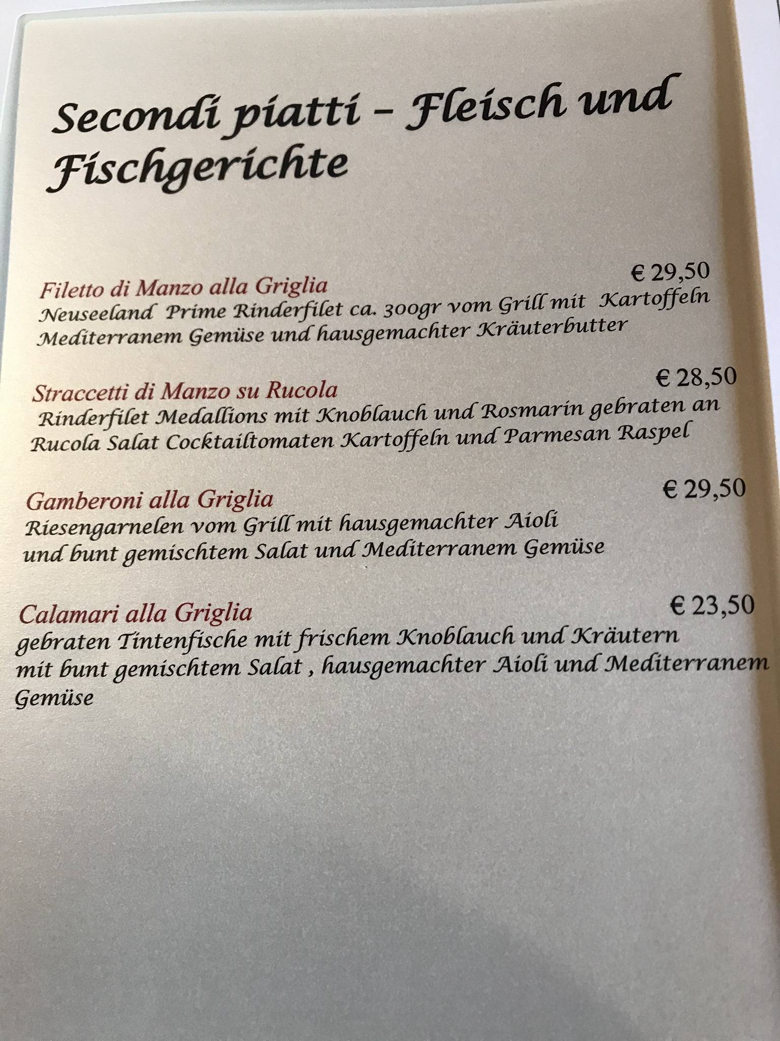 Ristorante Pinseria Alpenrose Weiden In Der Oberpfalz Menu