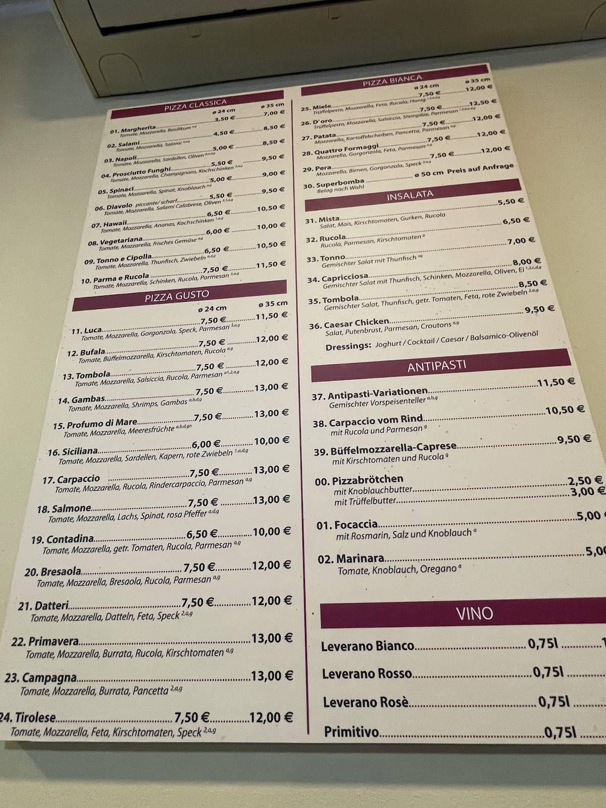 la tombola pizzeria & trattoria