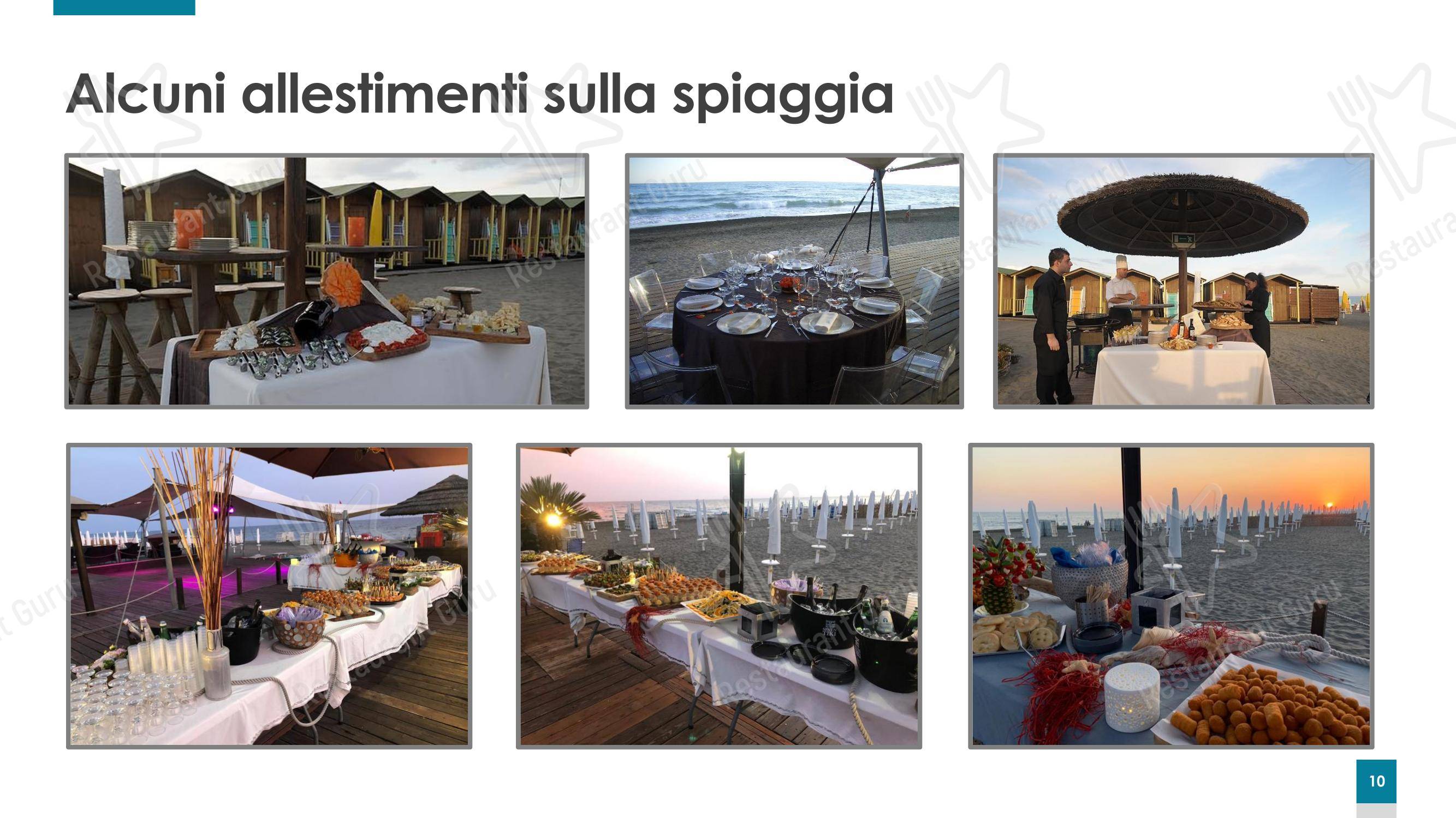 Menu di La spiaggia di Bettina - Menu