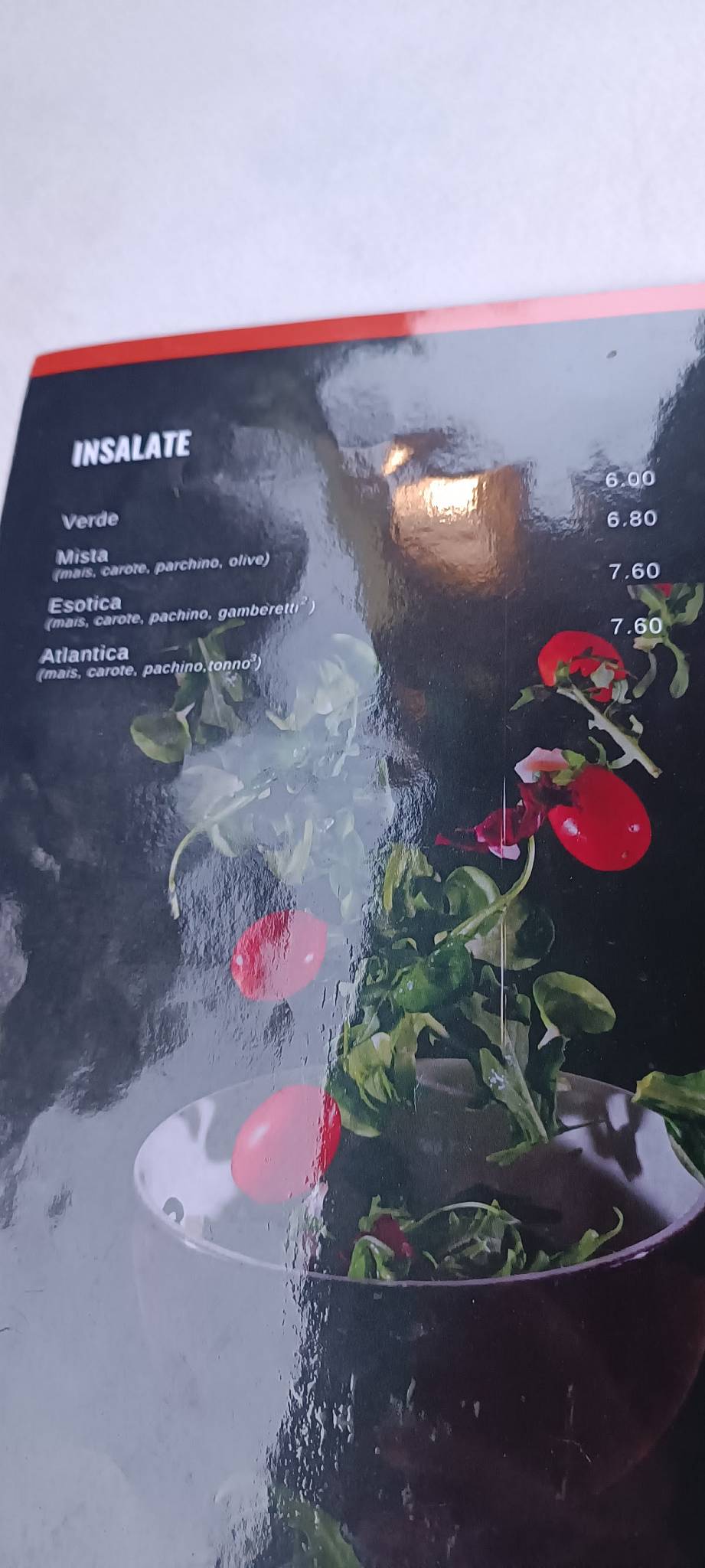 Menu di Laboratorio 3 