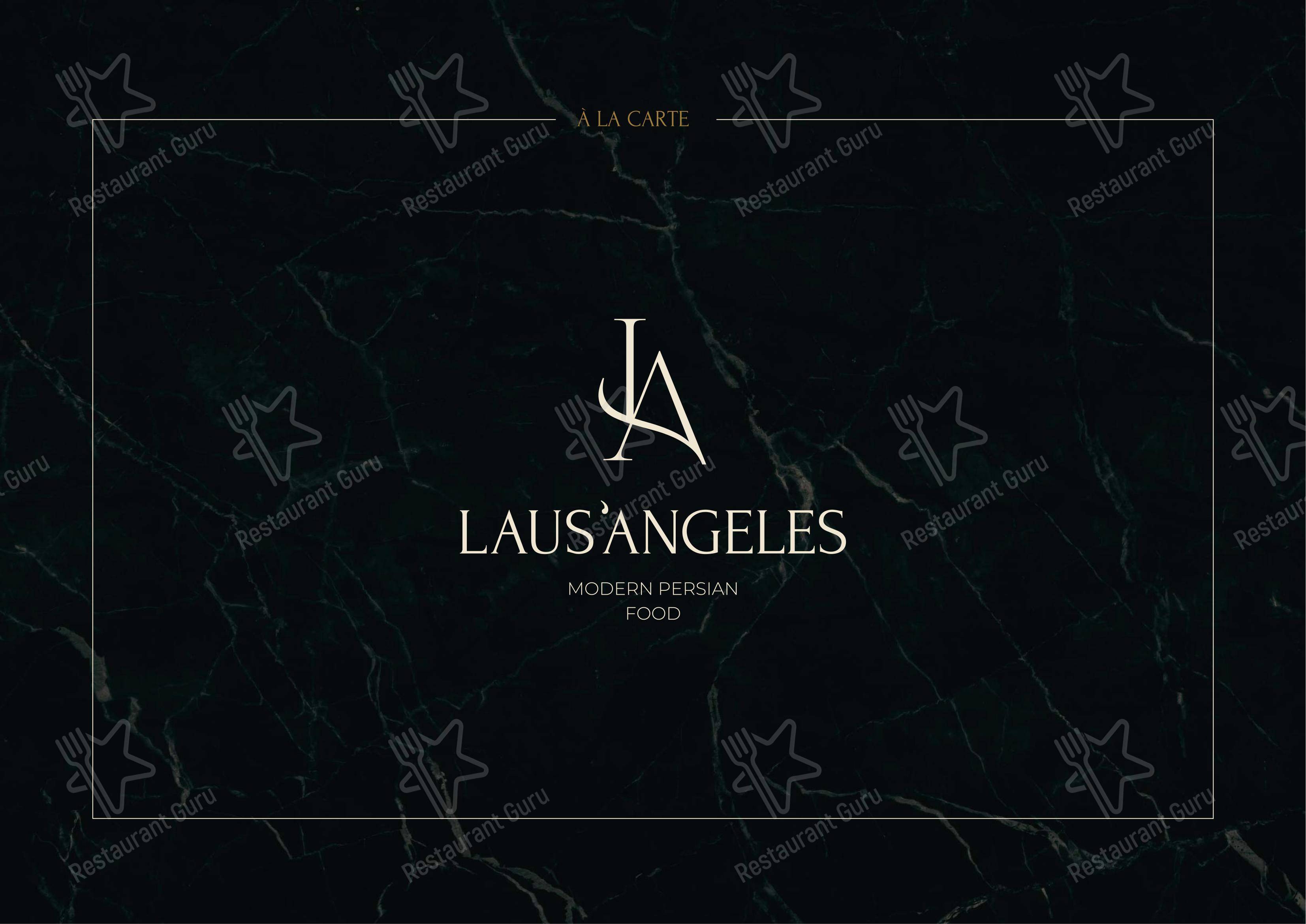 Menu per Lausangeles - Spécialité afghane & Iranienne in Losanna