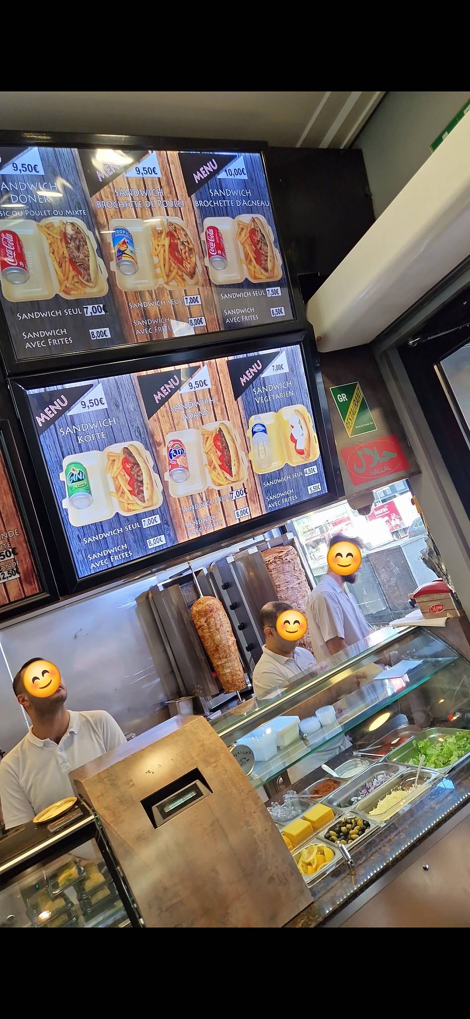 Menu de Le Constant- Le Constantinople