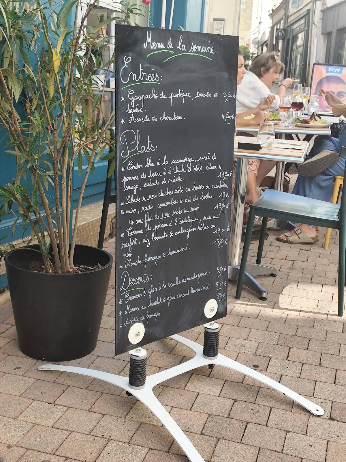 Menu de Les Frères Ripaille