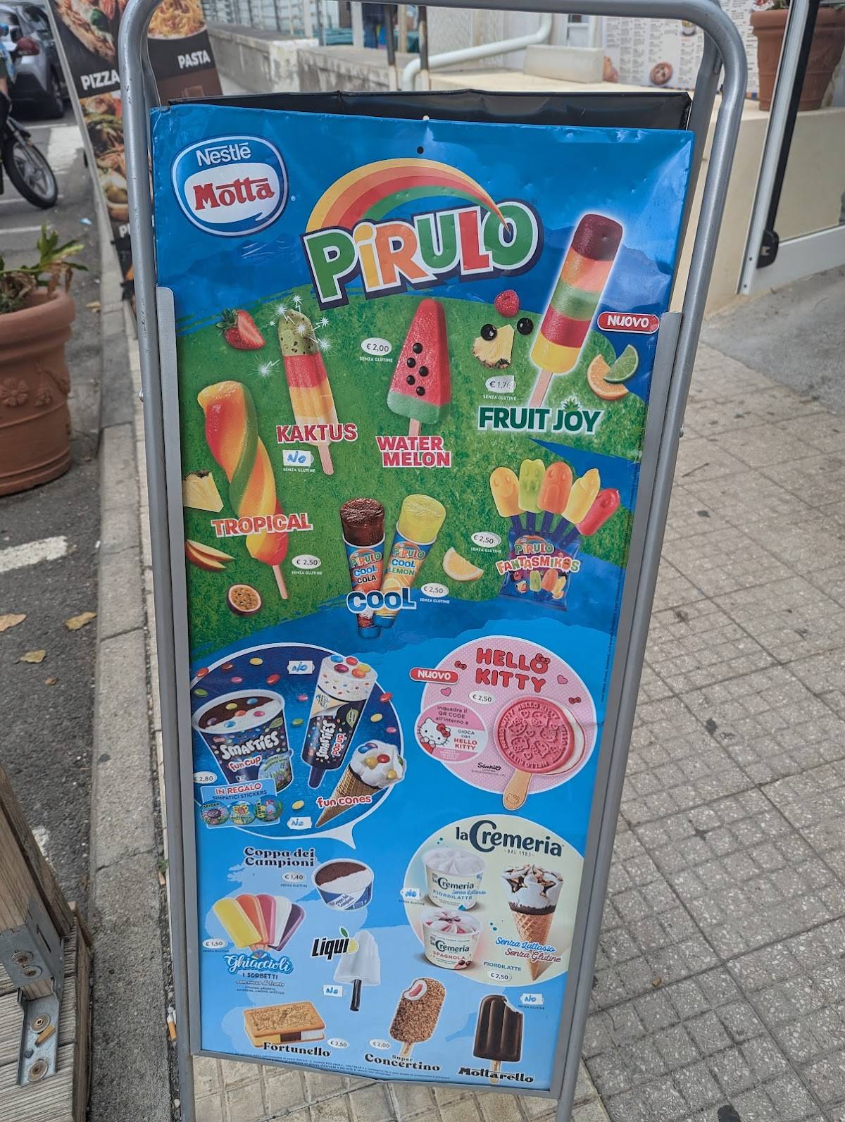 Menu di Girasole Lounge Bar Lido e Spiaggia Attrezzata 