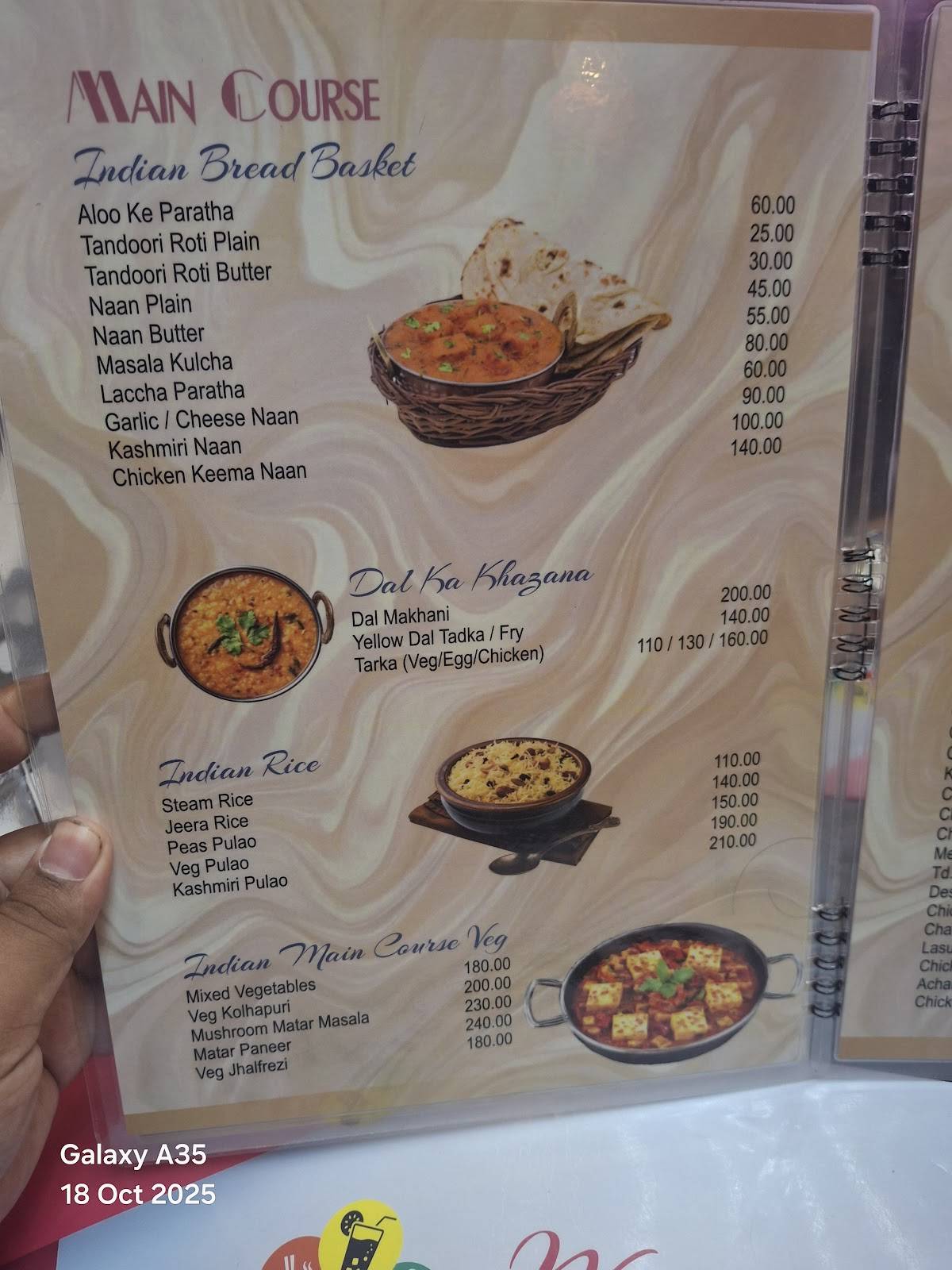 Let's Eat Multi-cuisin Restaurent menu