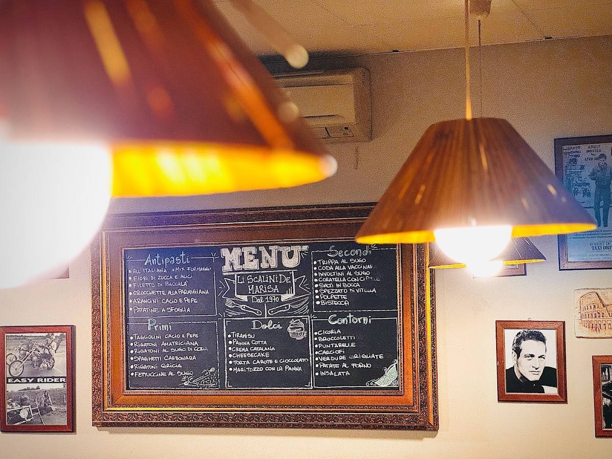 Menu di Li Scalini de Marisa 