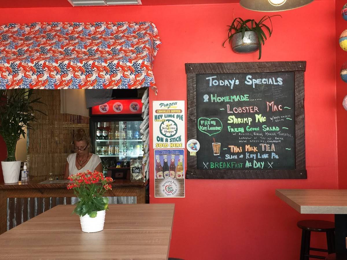 Menu at Lobster Shack Key West restaurant, Key West, 507 South St