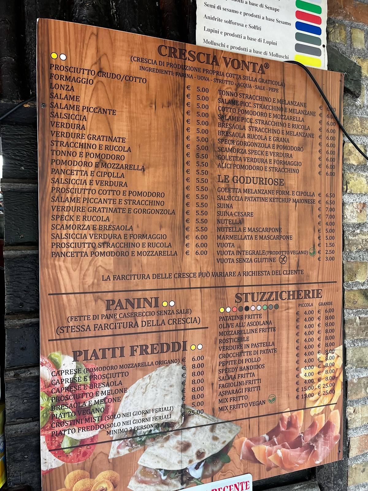 Menu di Locanda Dell'Abbazia 