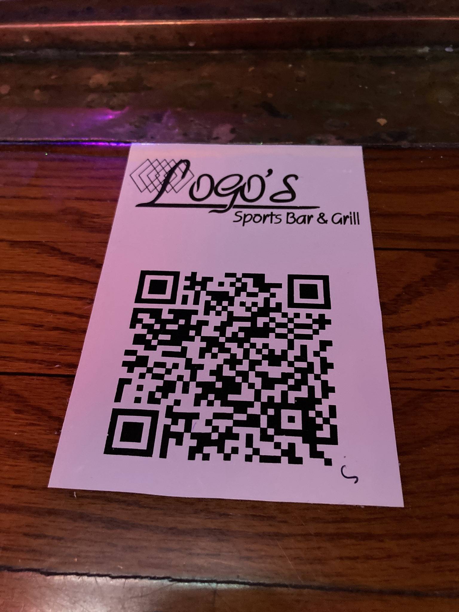 Menu at Logo's Sports Bar & Grill, Cincinnati
