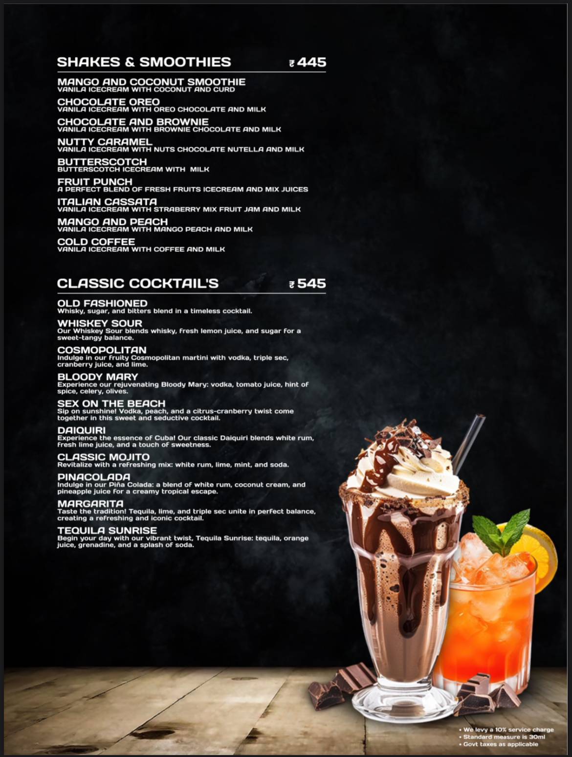 Lord of the Drinks Ranchi menu