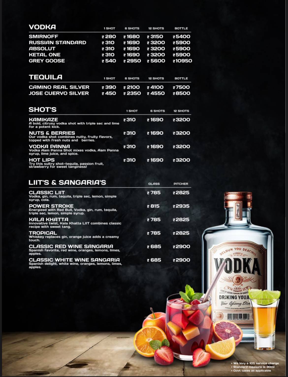 Lord of the Drinks Ranchi menu