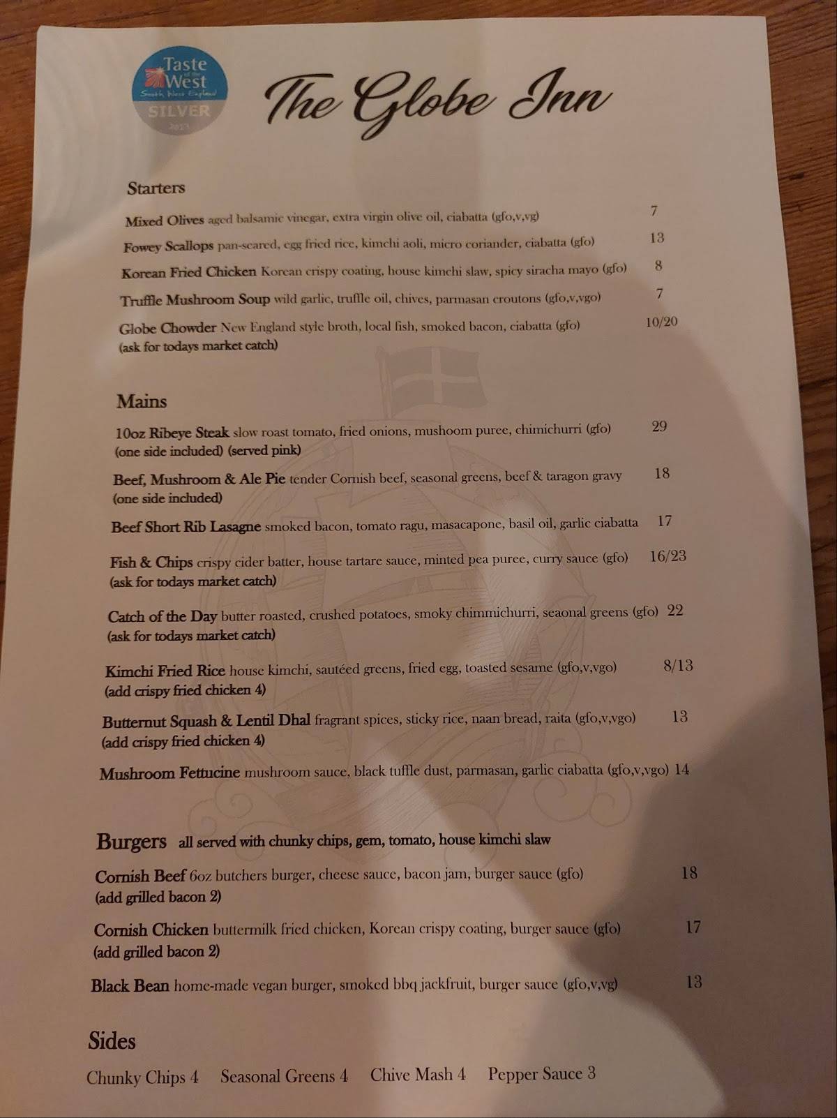 menu-at-the-globe-inn-pub-bar-lostwithiel