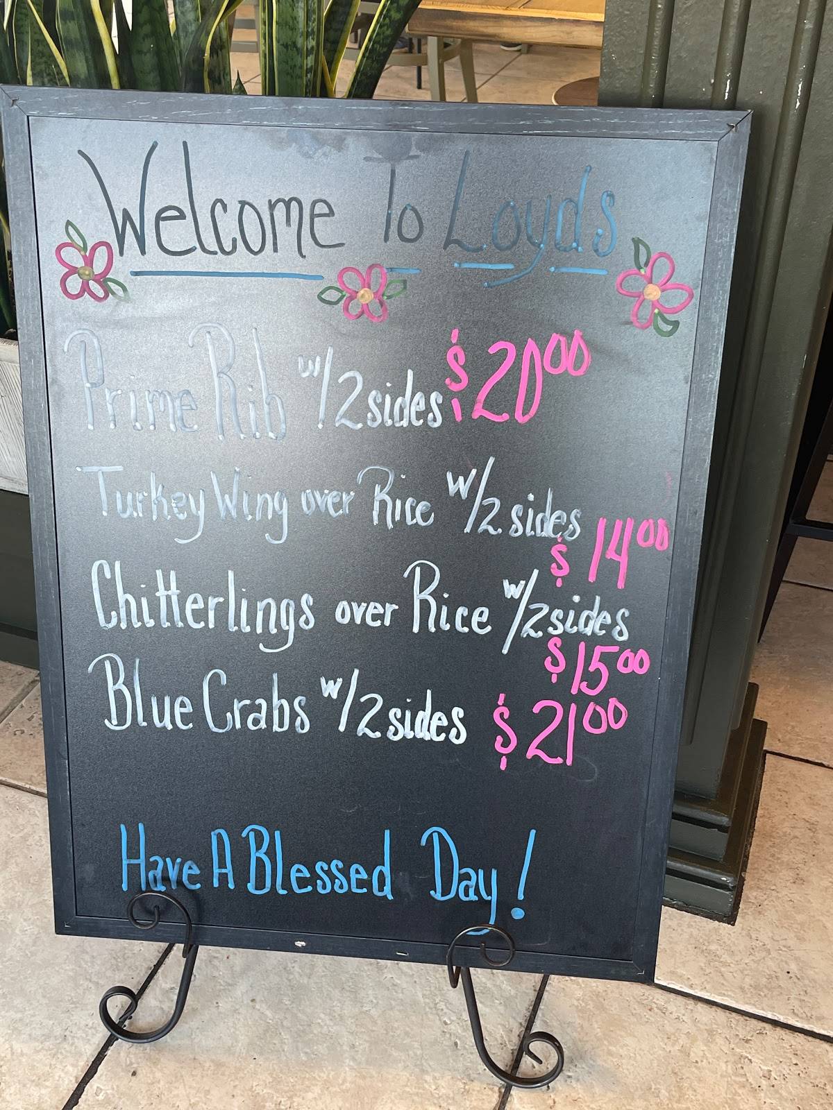 Menu at Loyd Have Mercy Restaurant, Titusville, S Washington Ave