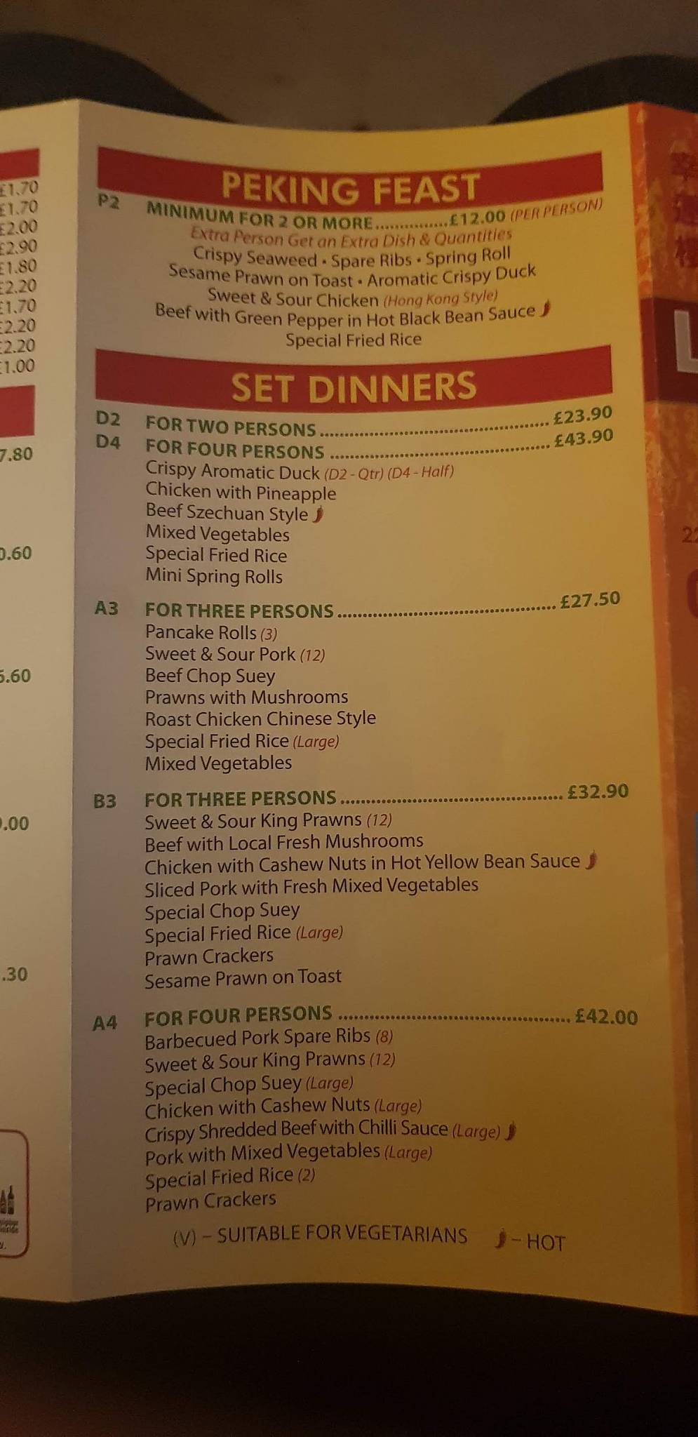 Menu at Lucky House fast food, Uckfield