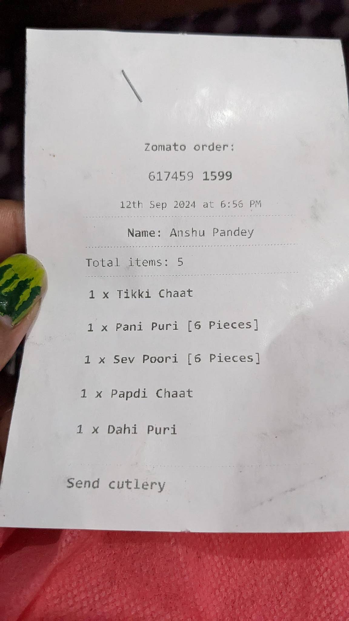 MAGGI POINT WITH CHAI ADDA menu