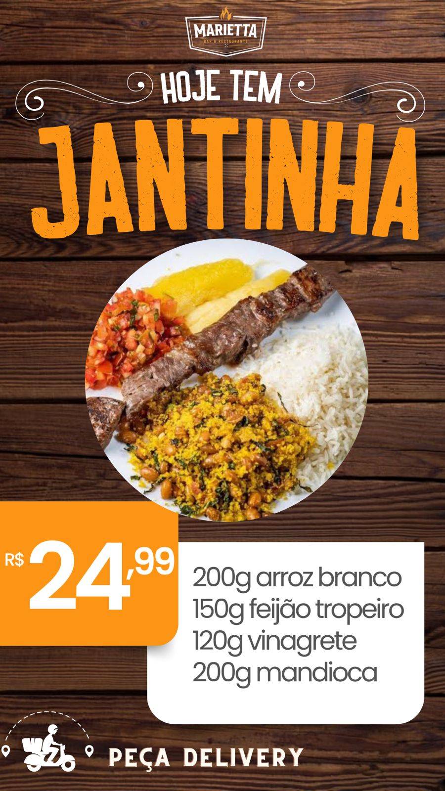 MARIETTA GASTROBAR cardápio