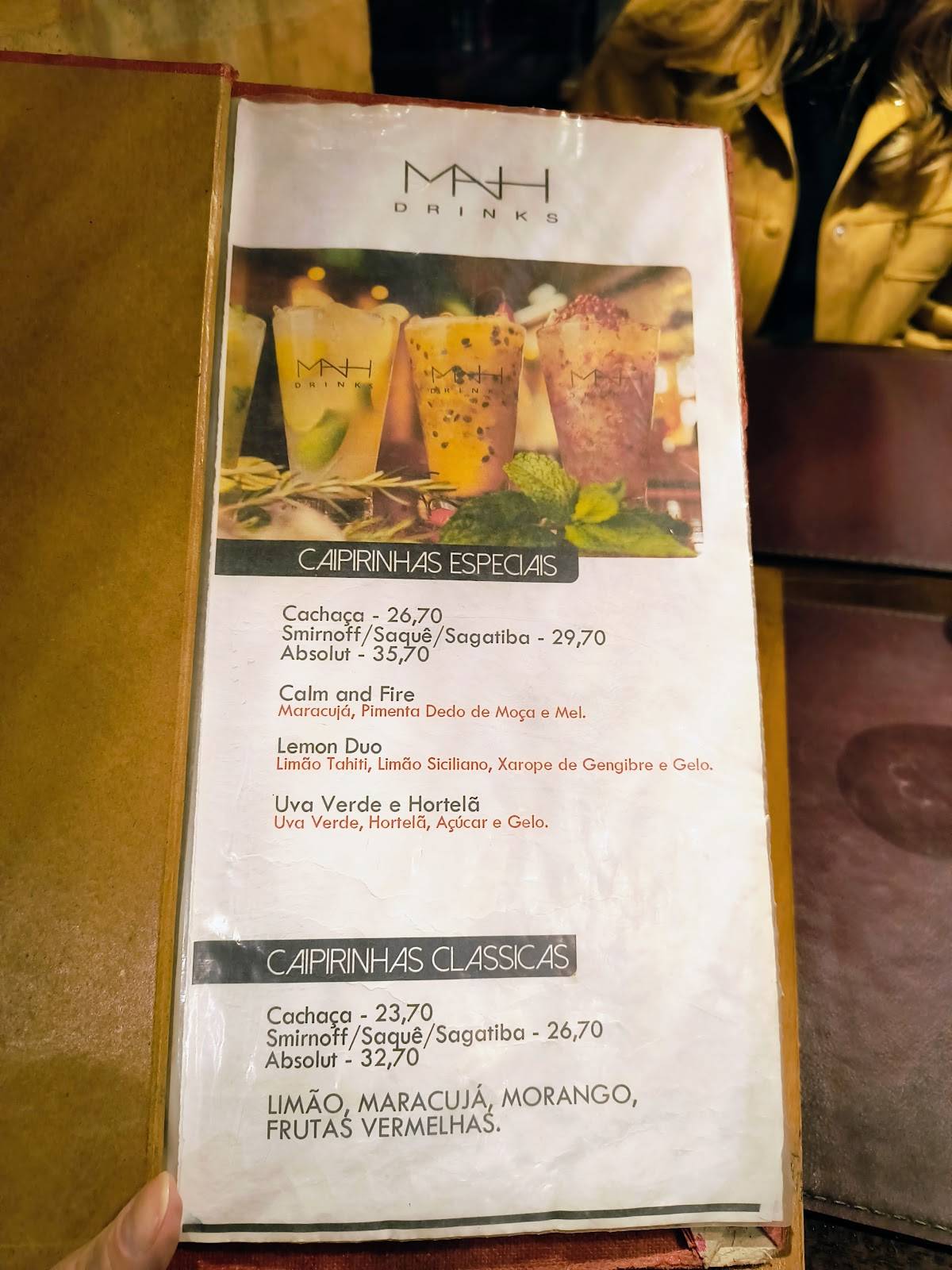 MaH Restaurante e Pizzaria cardápio