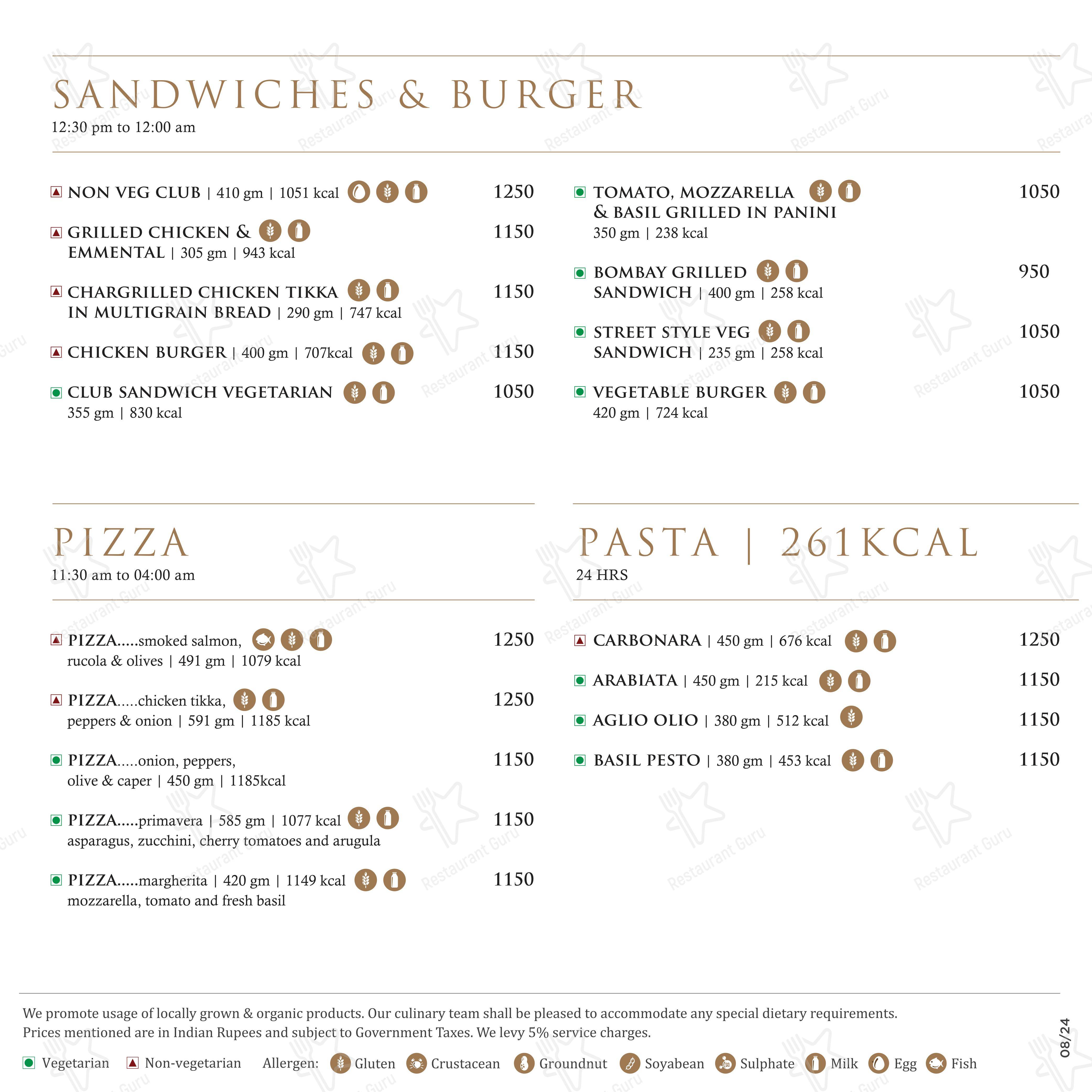 Mabruk - Mediterranean Restaurant - Menu bar
