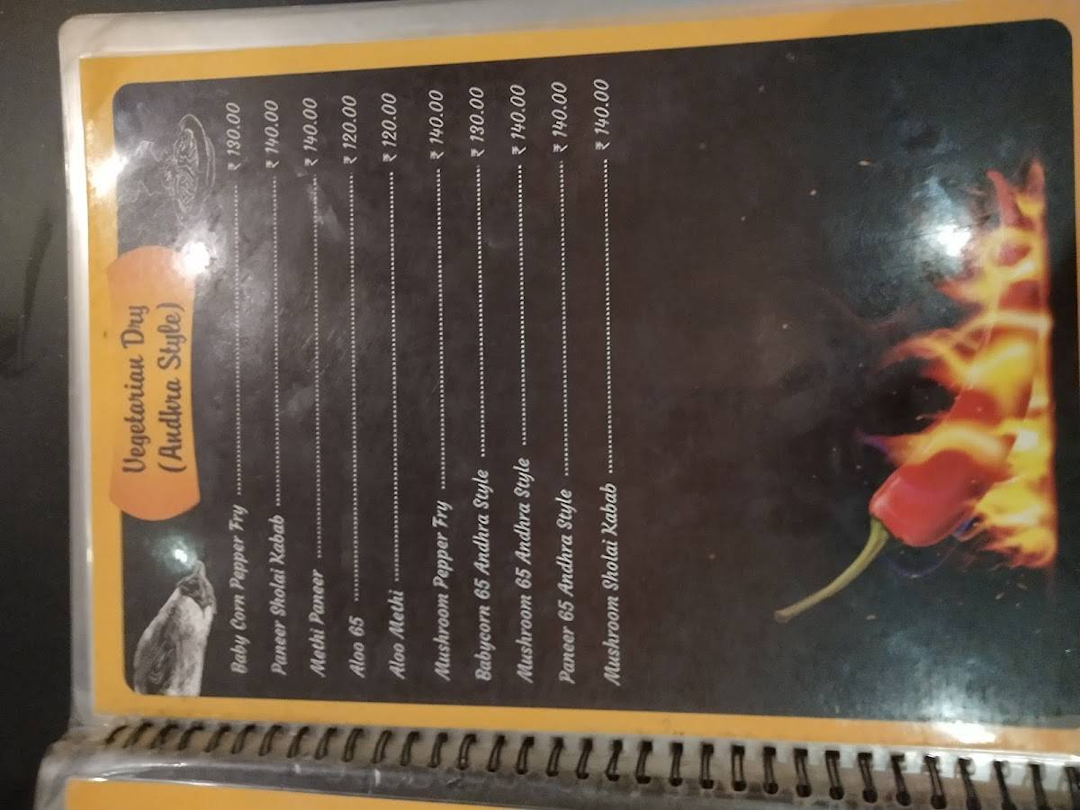Andhra Curry Restaurant- Authentic Andhra cuisine menu