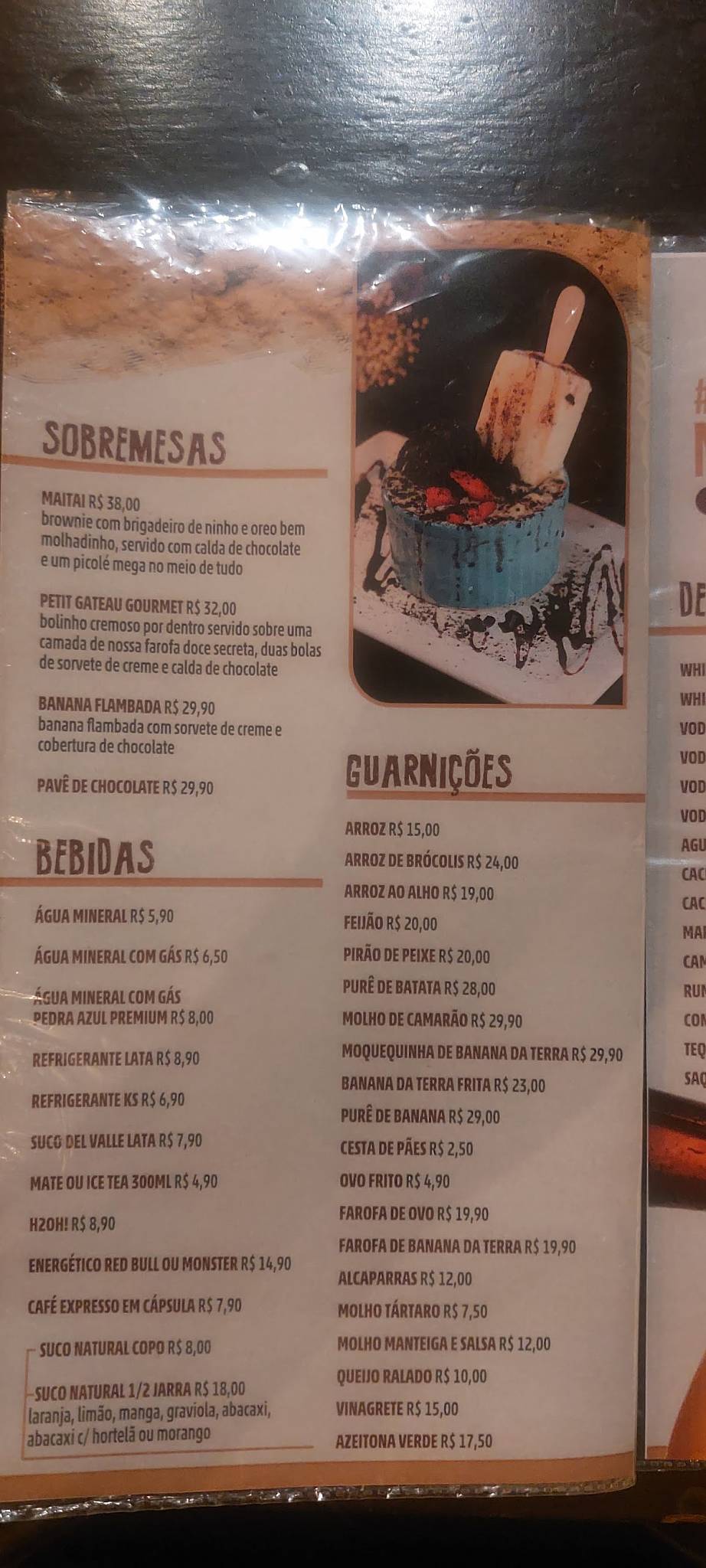 Maitai Restaurante cardápio