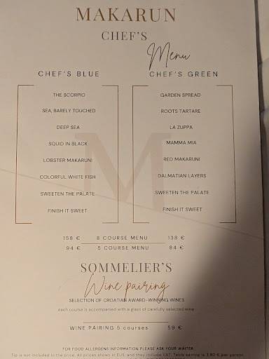 Menu di Makarun Split 