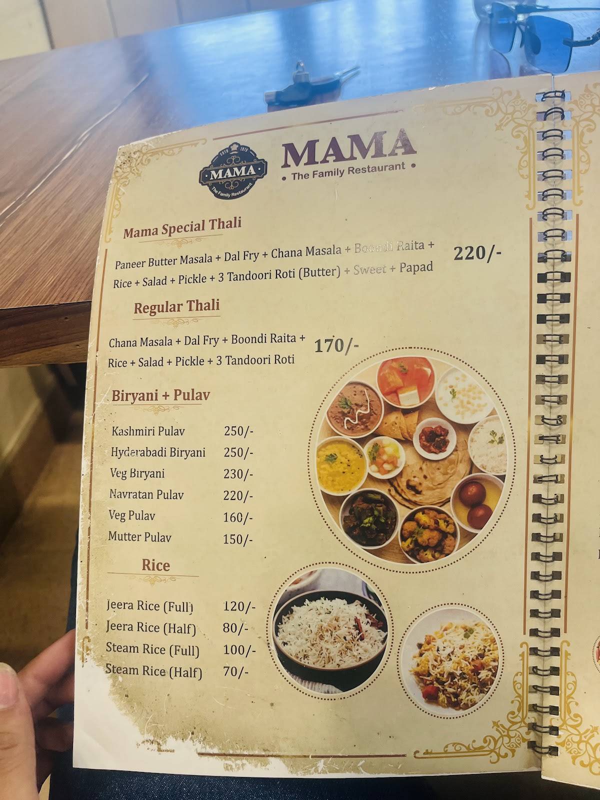 Mama The Family Restaurant menu