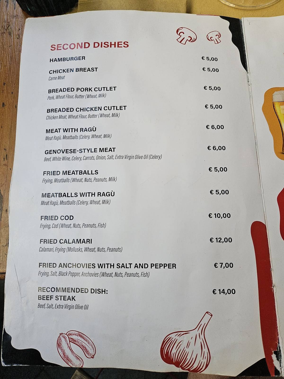 Menu di Mammamì Neapolitan Take Away 