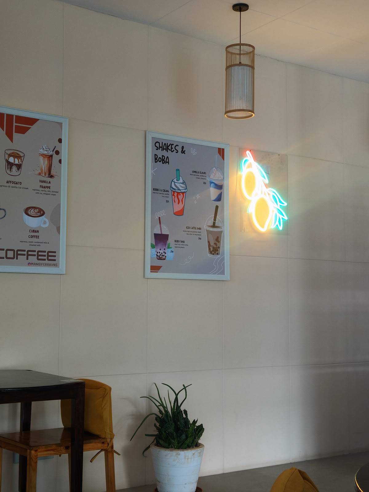 Mangi Ferra Cafe menu