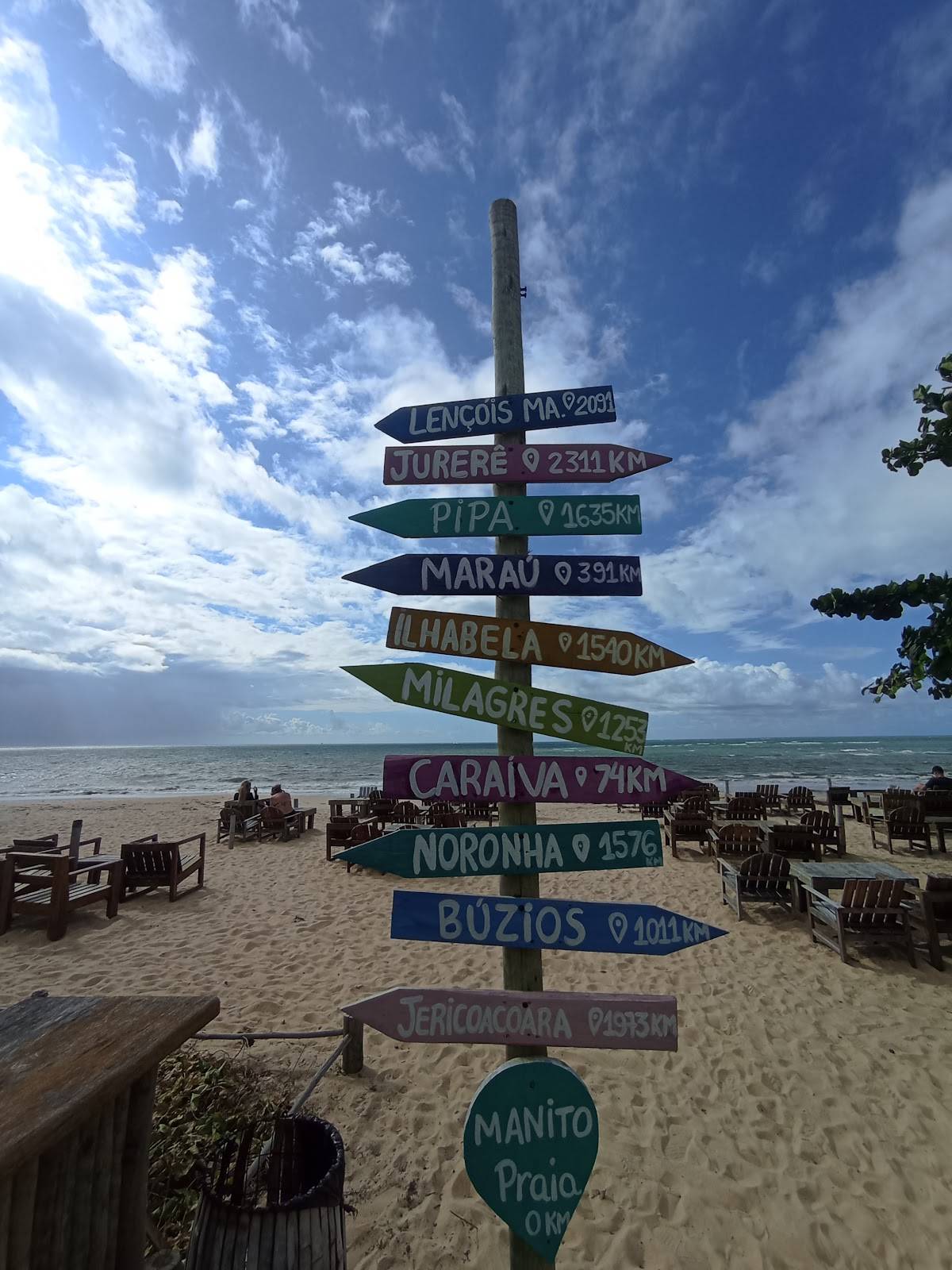 Manito Praia cardápio