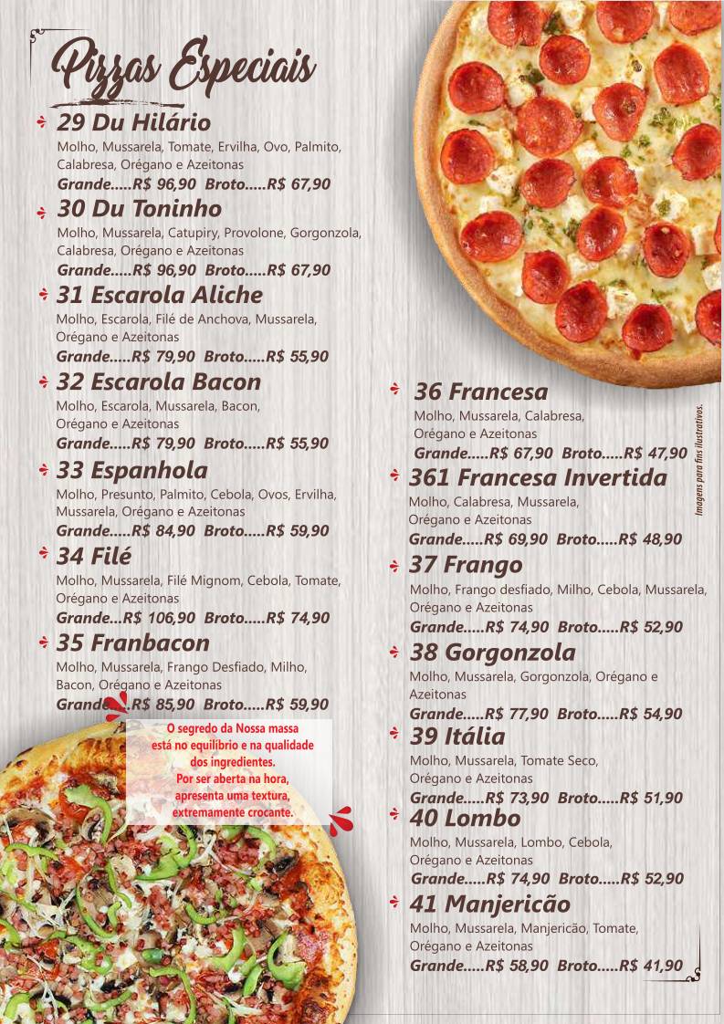 Castelli Pizzas E Lanches - Pizzaria em Marilia cardápio