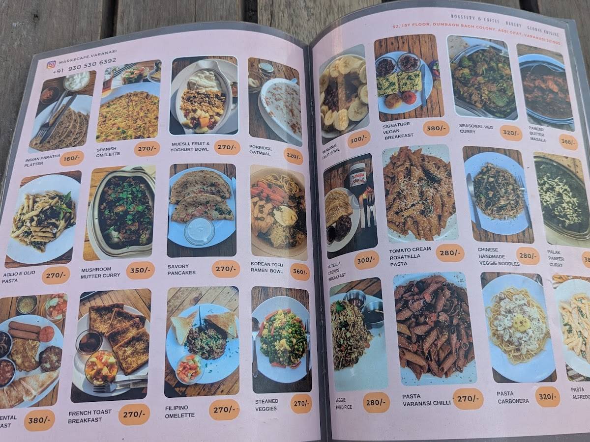 Mark's Cafe-Diner menu