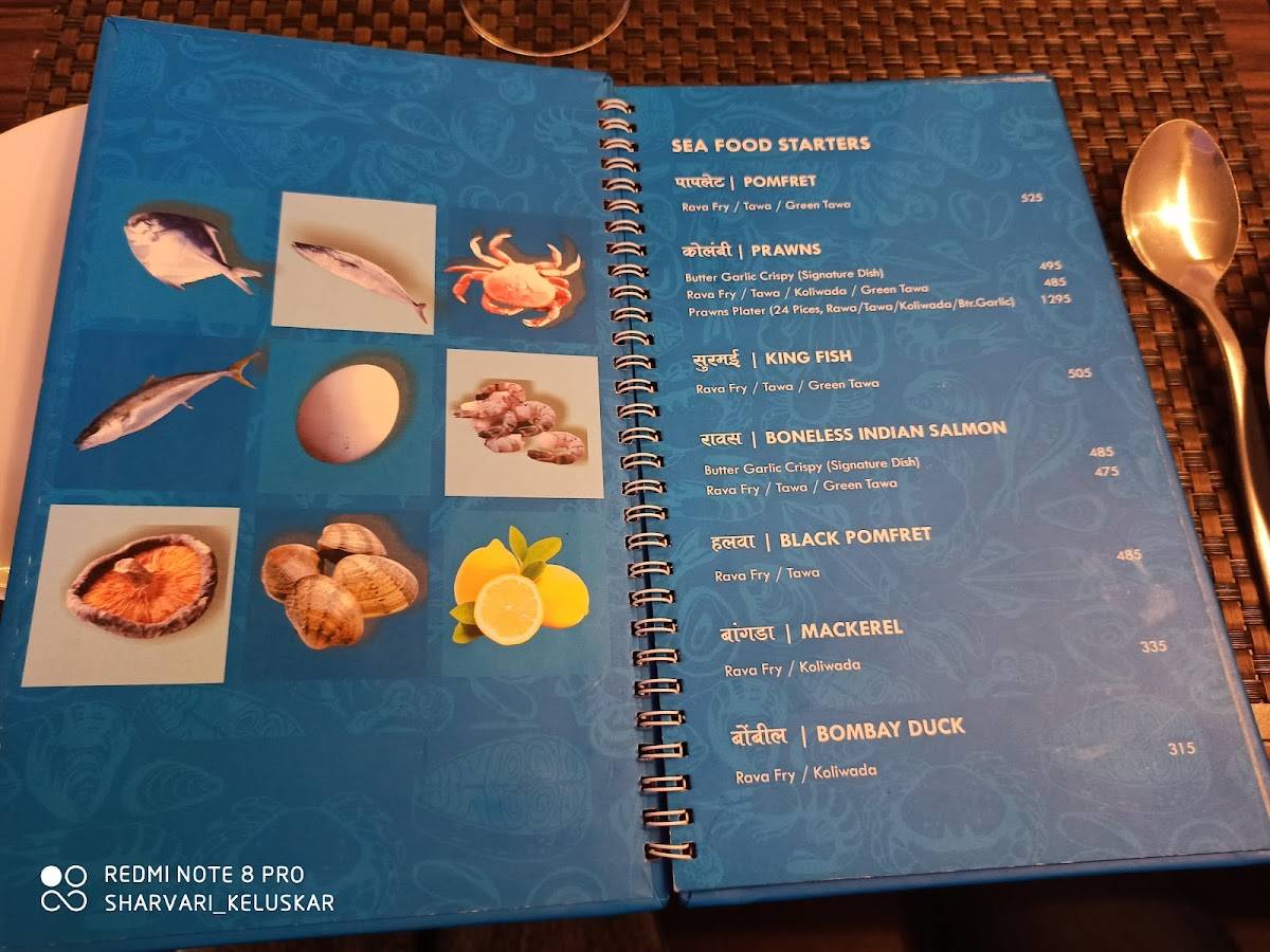 Masemari The fishing menu