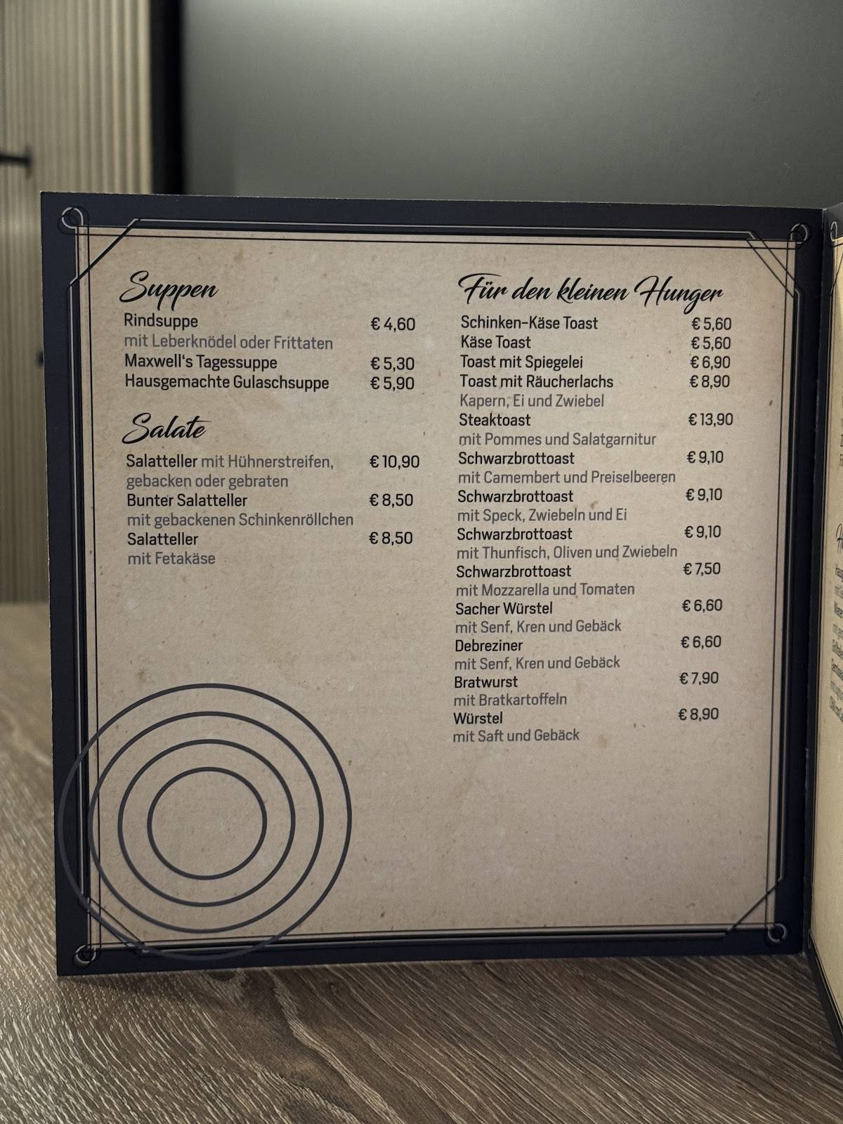 Verwunderlich Mmax Restaurant Frhstck Speisekarte Ebenbild