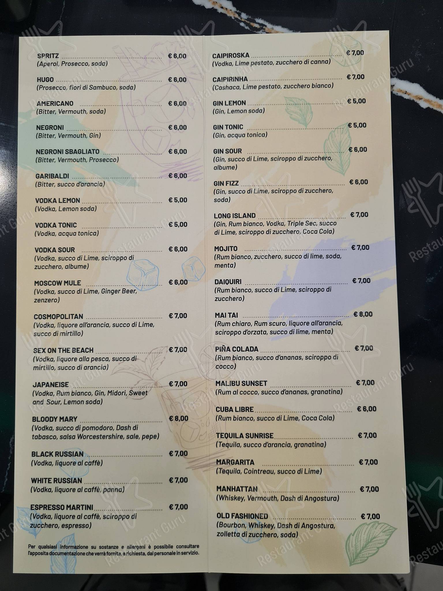 Guarda il menu di Maxxibar