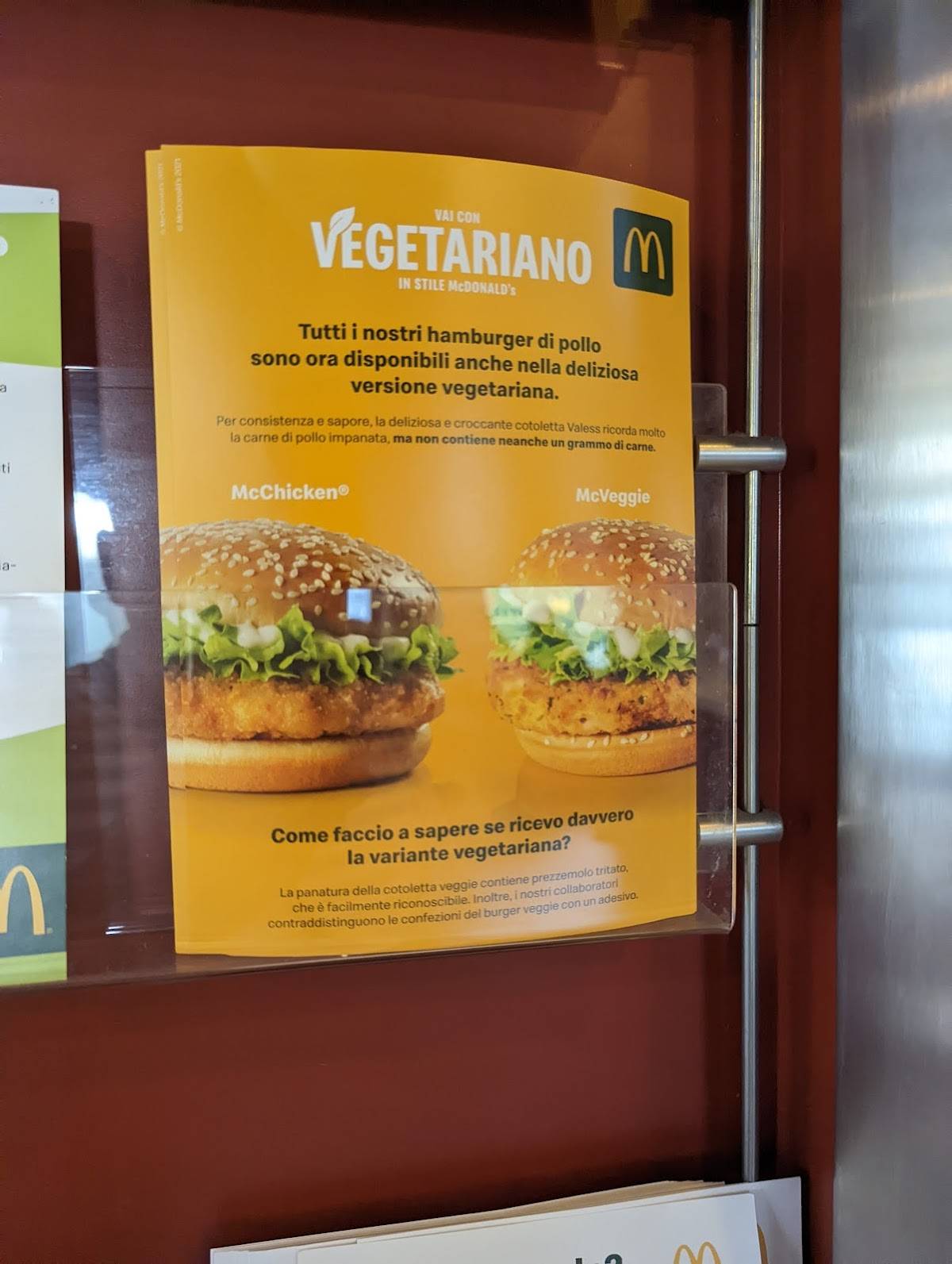 Menu di McDonald’s 