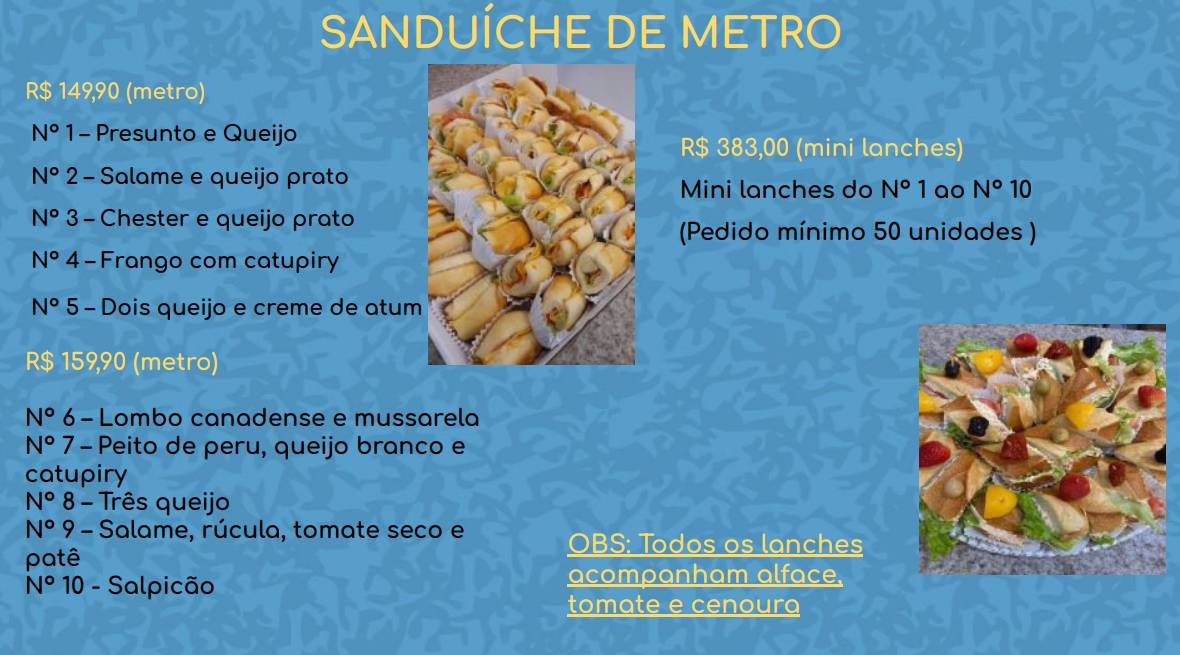 Mel Prazer Doceria & Café cardápio